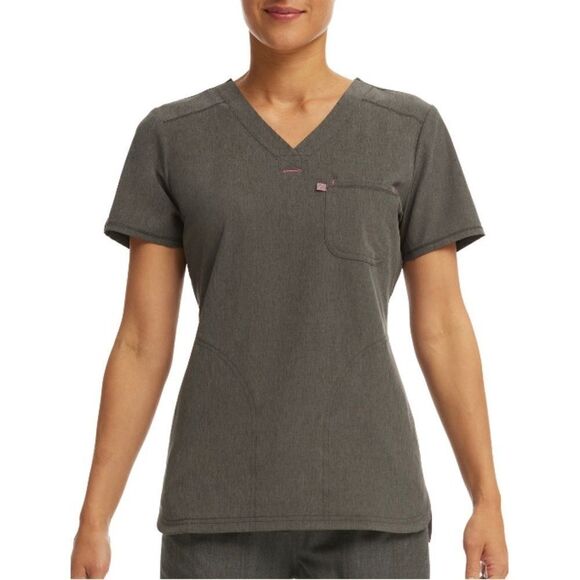 Women’s Scrubs Short Sleeve Top Shirt & Jogger Pants With Retractable Lanyard M - Picture 8 of 15
